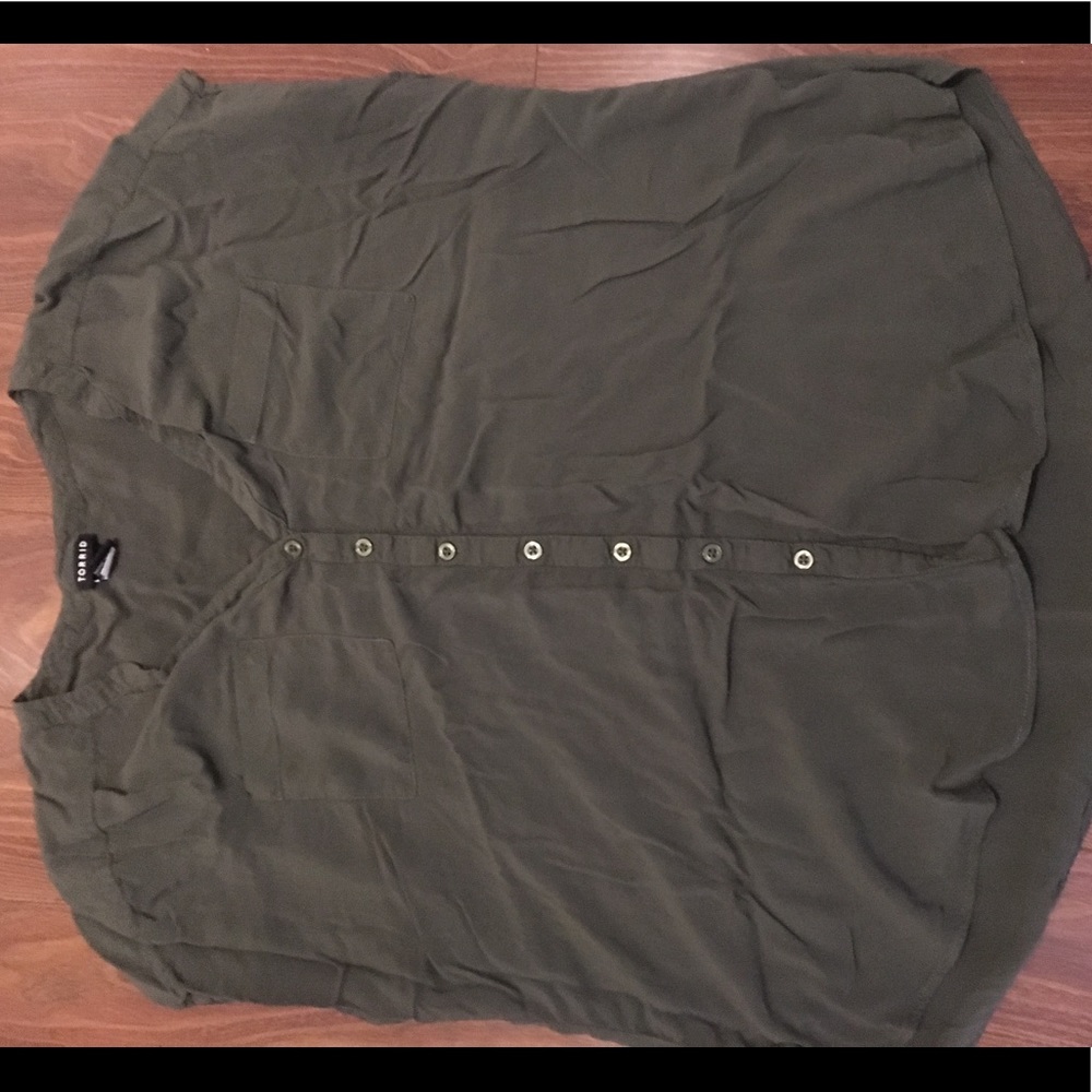 Torrid Button down Blouse